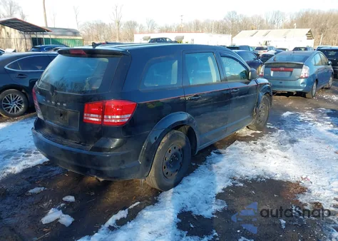 2014 Dodge Journey American Value Pkg from USA, damaged, VIN 3C4PDCAB1ET258896
